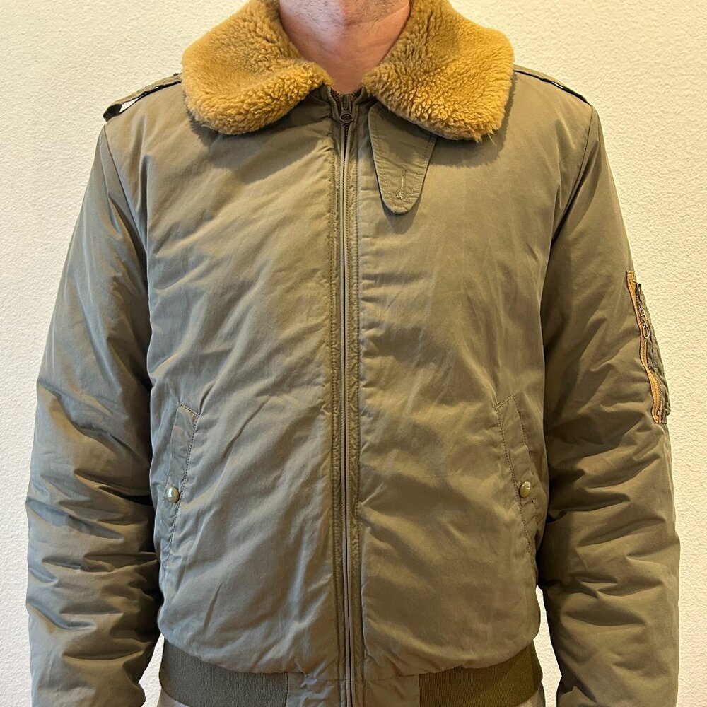 Bomber Jacket with Sherpa Collar